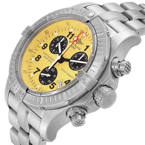 breitling aeromarine chrono avenger m1 titanium watch e73360|Breitling e73360 price.